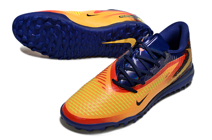 Phantom 6 Low Kunstrasen Orange und Marineblau