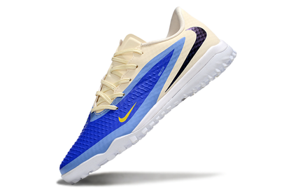 Phantom 6 Low Kunstrasen Weiß mit Blau